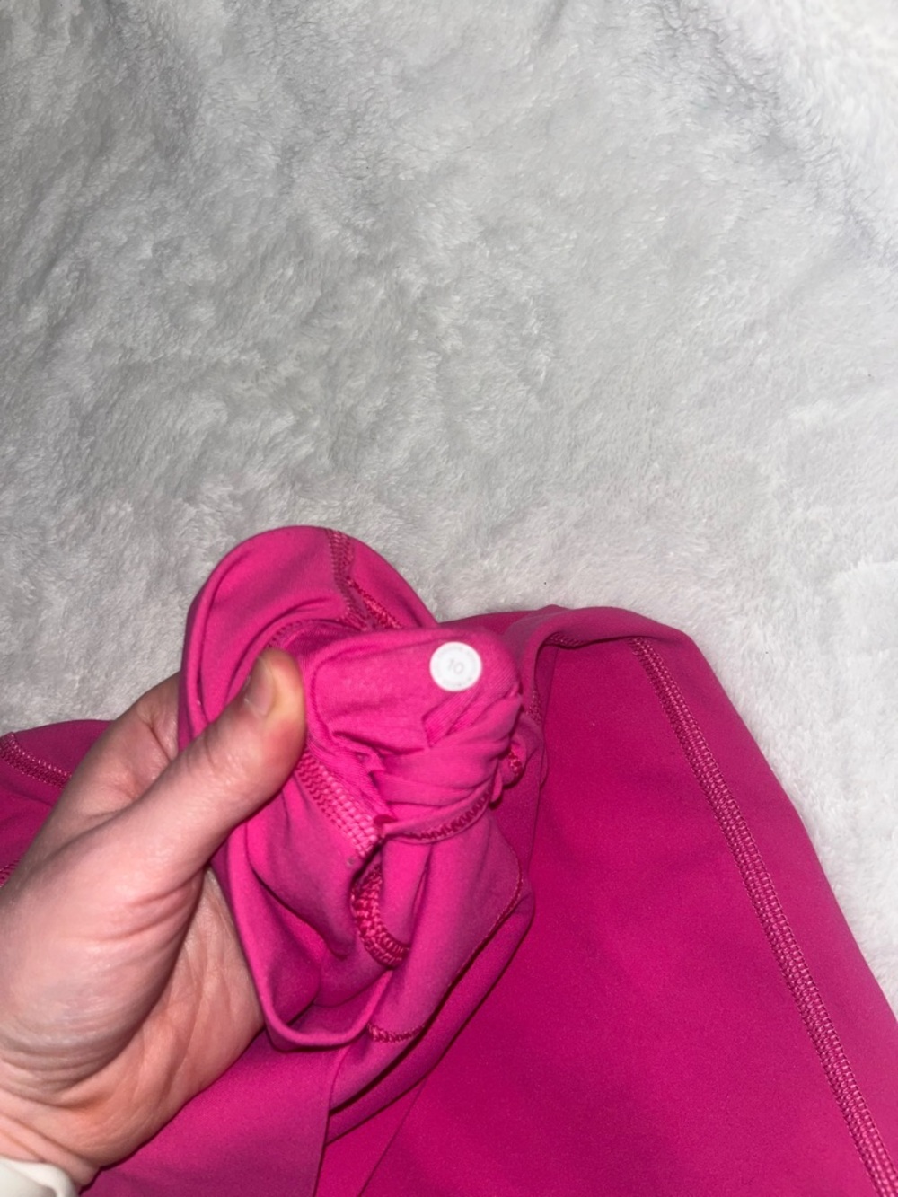 Lululemon High-Waist Sonic Pink align shorts 8” size 10 - Picture 3 of 5